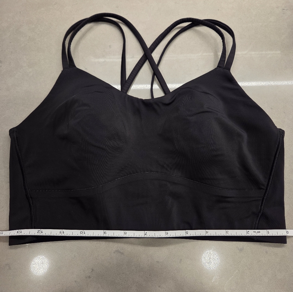 Lululemon Athletica Black Like A Cloud Longline Women's Bralette - Picture 5 of 5